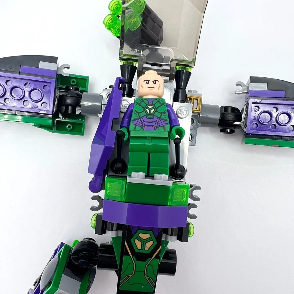 LEGO Lex Luthor Mech w/ Minifigure Incomplete for Parts DC Super Heroes 76097‎